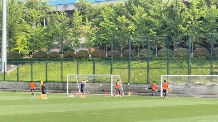 王大雷复出合练 泰山队阵容齐整迎战西海岸