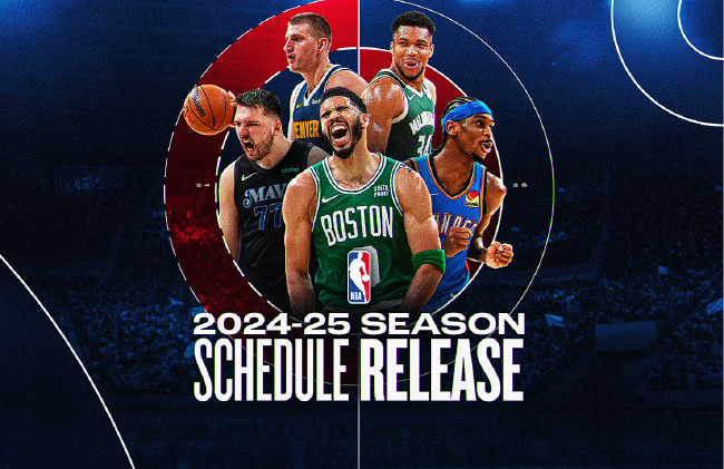 NBA全美直播场次出炉：湖人29场领跑，勇士24场第三